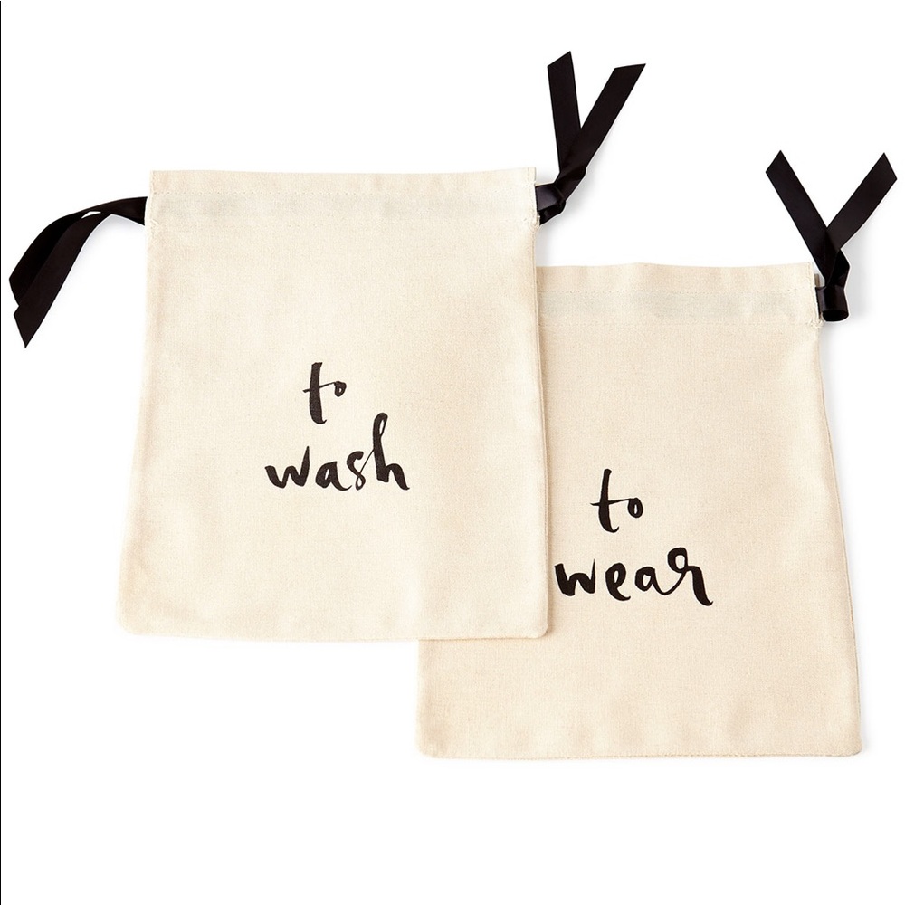 Kate spade wash and wear lingerie bag sets.